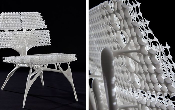 radiolaria #1, la sedia stampata in 3D che imita gli organismi unicellulari