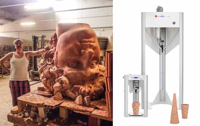 La WASP lancia la stampa 3D in ceramica per sculture di grandi dimensioni