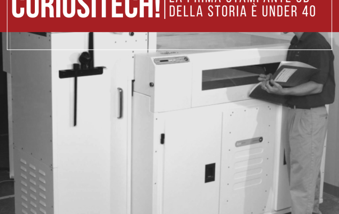 La prima stampante 3D della storia è under 40