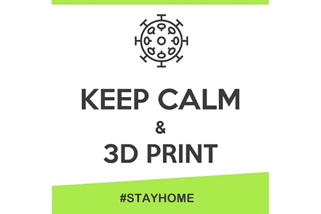 Il Design post-pandemia keep calm, resta a casa e stampa in 3D