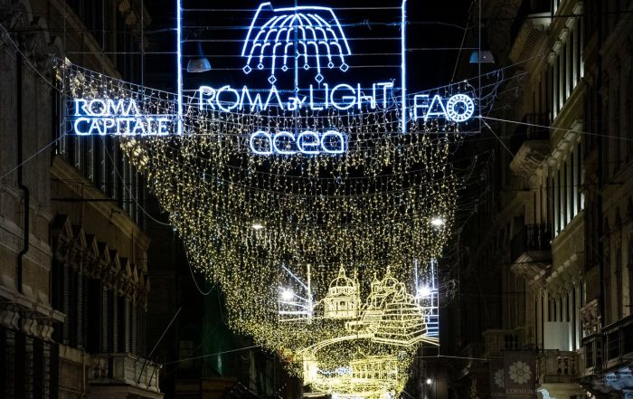 Medaarch illumina ancora il Natale di Roma.